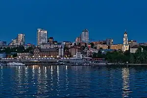 View of Samara along the Volga