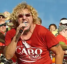 Hagar performing in 2008