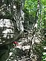 Along the trail to the Ice Caves