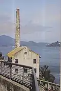 Alcatraz Utility House and Power Plant Chimney, built in 1939.