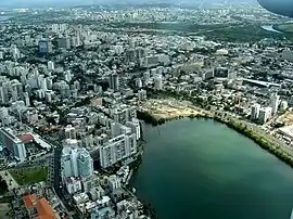 Aerial view of Santurce in 2008