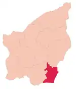 Montegiardino's location in San Marino