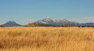 The San Rafael Valley with the Santa Ritas in the background