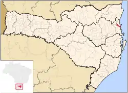 Location of Navegantes