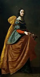 Saint Elizabeth of Portugal, c. 1635, Museo del Prado, Madrid