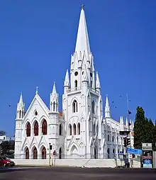 St. Thomas Cathedral Basilica, Chennai built over the tomb of Saint Thomas the Apostle