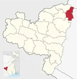 Location in West Bengal