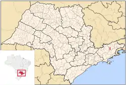 Location in São Paulo state