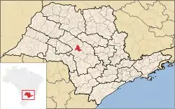 Location in São Paulo state