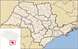 Location in São Paulo state