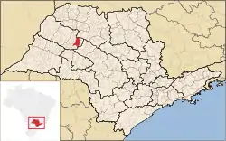 Location of Penápolis