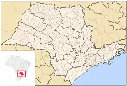 Location of Taboão da Serra