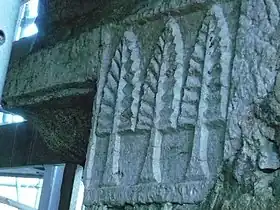 Mozarabic vegetalist motifs in the Church of São Gião.