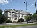 The building of Kanton Sarajevo in June 2014, still bearing the marks of the February riots