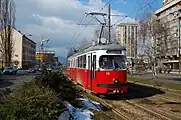 Tram #713, Line #4, March 12, 2012