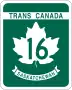 Saskatchewan Highway 16 shield