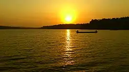 Evening at Sasthamcotta Lake