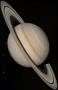 Saturn (Voyager 2, August 1981)