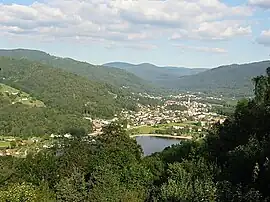 A general view of Saulxures-sur-Moselotte