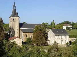 The church in Savignac