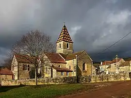 The church in Savigny-sous-Mâlain