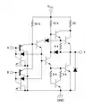 Schematic of one gate in a 74ALS00