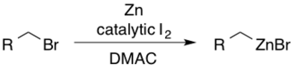 Preparation of alkylzinc reagent