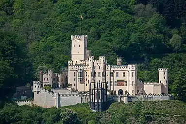 Stolzenfels Castle, near Koblenz, the epitome of the Rhine romanticism