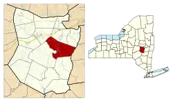 Location in Schoharie County and the state of New York.