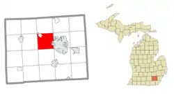 Location within Washtenaw County