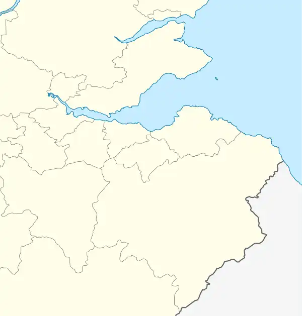 Map of south-east Scotland showing the locations of several places mentioned in the text