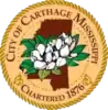 Official seal of Carthage, Mississippi