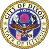 Official seal of Dixon, Illinois