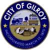 Official seal of Gilroy