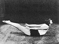 Mary Bagot Stack in "Seal" posture, 1931