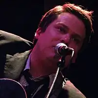 Sean Watkins playing with Fiction Family, at the Bowery Ballroom in New York City.