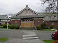 The Seattle Buddhist Church, a Jodo Shinshu Buddhist temple, built 1940–1941, designed by Japanese American Kichio Allen Arai, although the architect of record was Pierce A. Horrocks, because Arai lacked an architectural license