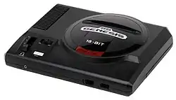 A photo of a model 1 Sega Genesis console