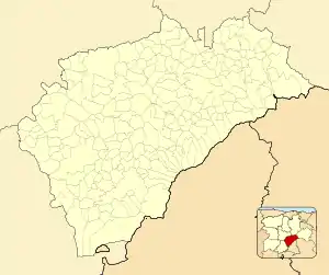 Coca is located in Province of Segovia