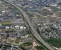 Shin-shin Bypass (limited-access highway) Seiro Interchange in Seirō, Niigata Prefectire