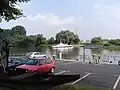 The Main ferry at the Bavarian dock