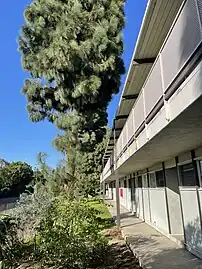 Sepulveda Rose Apartments overlooks the Sepulveda Channel