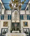 View of the altar and the pulpit