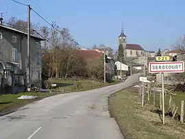 The road into Serocourt