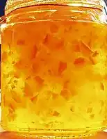 Homemade marmalade, England