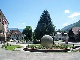 The Town Hall Square in Sevrier