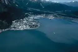 Aerial view of Seward