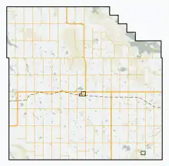 Rural Municipality of Shamrock No. 134 is located in Shamrock No. 134