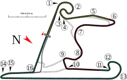 Layout of the Shanghai International Circuit