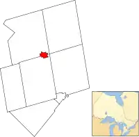 Shelburne within Dufferin County